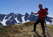 MONTE GARDENA (2117 m) dal Rif. Cimon della Bagozza, il 22 aprile 2015 - FOTOGALLERY